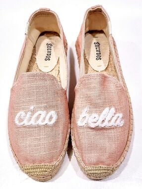 Soludos Pink 'ciao bella' Espadrilles